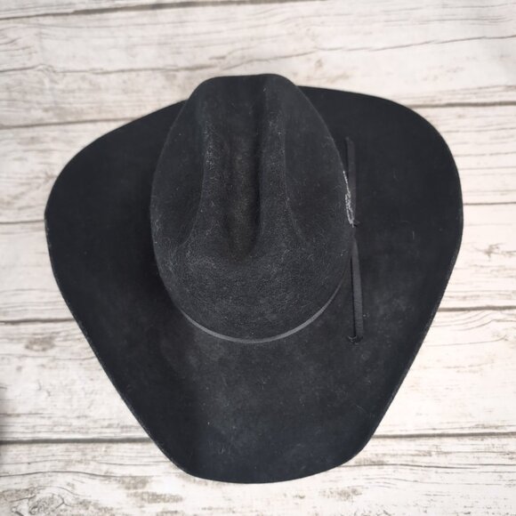 Cruel Girl Rhinestone Black Western Cowboy Cowgirl Hat Long Oval Medium main image 10